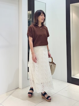 wostomoさん(レディース・154cm)の夏コーディネート
