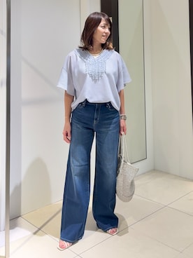 「UNTITLED（アンタイトル）のアイテム」を使った、wostomoさん（レディース・154cm）の夏コーディネート