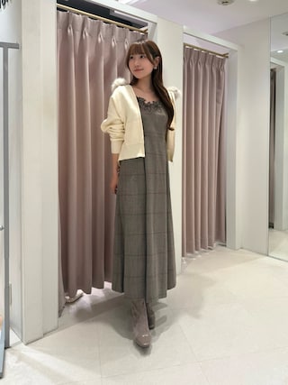 「PROPORTION BODY DRESSING(プロポーションボディドレッシング)の切替コンビブーツ / 1216282901(ブーツ)」を使った、mimipbdさん(レディース・158cm)の秋コーディネート