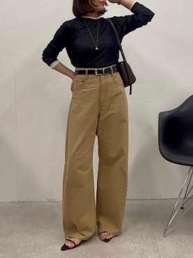 「PAPILLONNER（パピヨネ）のアイテム」を使った、noko さん（レディース・155cm）の夏コーディネート