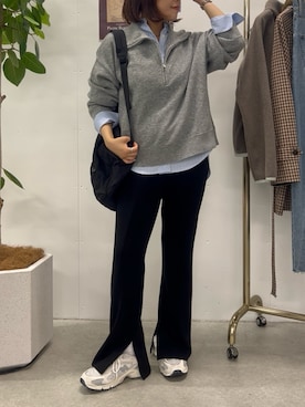 「PAPILLONNER（パピヨネ）のアイテム」を使った、noko さん（レディース・155cm）の秋コーディネート