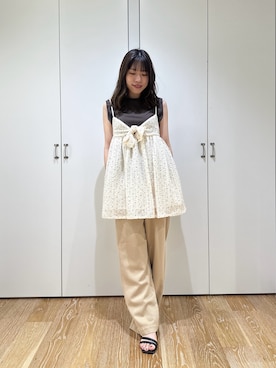 kannaさん（レディース・157cm）の夏コーディネート