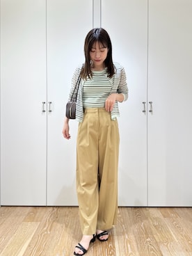「アイテム（アンサンブル）」を使った、kannaさん（レディース・157cm）の夏コーディネート