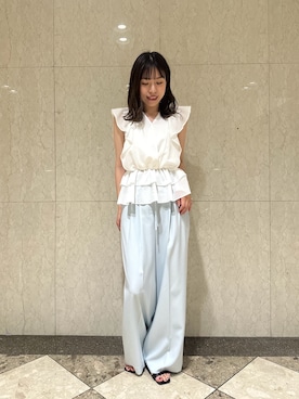 kannaさん（レディース・157cm）の夏コーディネート