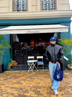 「MOMA（モマ）のアイテム」を使った、NJさん（メンズ・178cm）の冬コーディネート