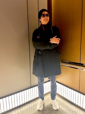 「COMOLI（コモリ）のアイテム」を使った、NJさん（メンズ・178cm）の冬コーディネート