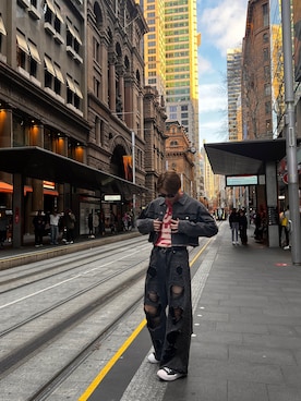 「ARULE（アルール）のアイテム」を使った、かーずさん（メンズ・175cm）の秋コーディネート