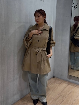 「LOWRYS FARM（ローリーズファーム）のアイテム（パンプス）」を使った、華笑さん（レディース・152cm）の秋コーディネート