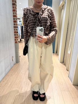 華笑さん（レディース・152cm）の秋コーディネート