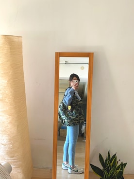 「アイテム（エコバッグ/サブバッグ）」を使った、ningballさん（レディース・168cm）の秋コーディネート