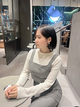 「アイテム（シャツワンピース）」を使った、truonguyen339さん（レディース・150cm）の秋コーディネート