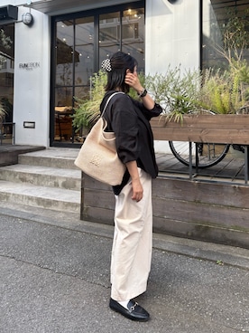 「russet（ラシット）のアイテム」を使った、ponoponopono42さん（レディース・161cm）の春コーディネート