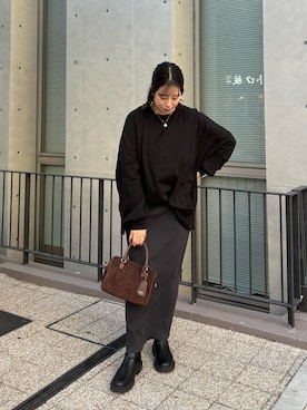 「ボストンバッグ」｜ponoponopono42さん（レディース・161cm）の秋コーディネート