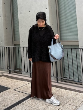 「russet（ラシット）のアイテム」を使った、ponoponopono42さん（レディース・161cm）の春コーディネート