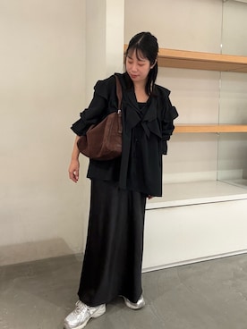 「russet（ラシット）のアイテム（ショルダーバッグ）」を使った、ponoponopono42さん（レディース・161cm）の秋コーディネート