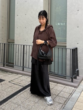 「russet（ラシット）のアイテム（ショルダーバッグ）」を使った、ponoponopono42さん（レディース・161cm）の秋コーディネート