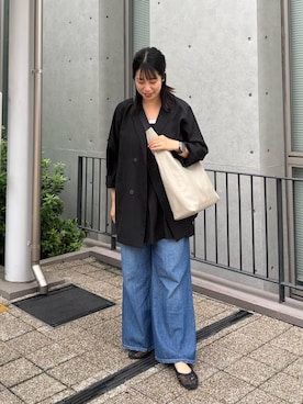 「russet（ラシット）のアイテム（ショルダーバッグ）」を使った、ponoponopono42さん（レディース・161cm）の秋コーディネート