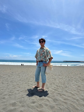 「GUCCI（グッチ）のアイテム」を使った、sho_knさん（メンズ・175cm）の夏コーディネート