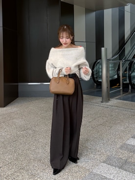「スラックスパンツ」｜yuinaさん（レディース・152cm）の秋コーディネート