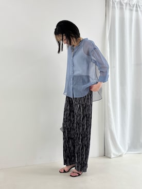 「MICO COULIER（ミコクリエ）のアイテム」を使った、omoriさん（レディース・167cm）の春コーディネート