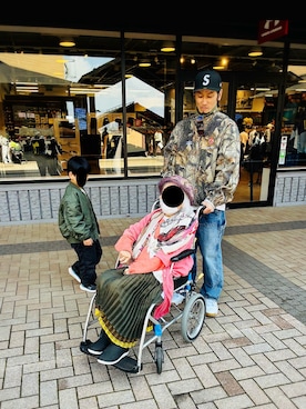 「アイテム（MA-1）」を使った、teamsupgさん（メンズ・171cm）の春コーディネート