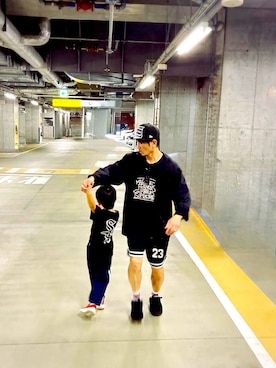 「Supreme （シュプリーム）のアイテム（トップス）」を使った、teamsupgさん（メンズ・171cm）の春コーディネート