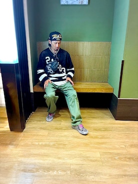 「WTAPS（ダブルタップス）のアイテム（トップス）」を使った、teamsupgさん（メンズ・171cm）の夏コーディネート