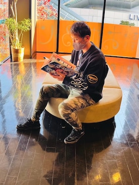 「Supreme （シュプリーム）のアイテム（トップス）」を使った、teamsupgさん（メンズ・171cm）の春コーディネート