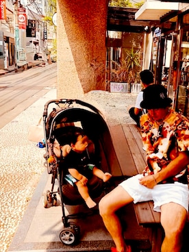 「H&M（エイチ・アンド・エム）のアイテム（パンツ）」を使った、teamsupgさん（メンズ・171cm）の春コーディネート