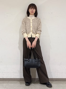 「INDIVI（インディヴィ）のアイテム」を使った、rinaさん（レディース・165cm）の秋コーディネート