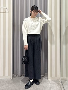 Rikaさん（レディース・162cm）の冬コーディネート