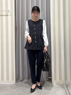 Rikaさん（レディース・162cm）の冬コーディネート