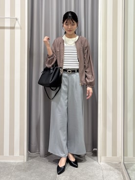 「SHOO・LA・RUE（シューラルー）のアイテム（パンプス）」を使った、Rikaさん（レディース・162cm）の春コーディネート