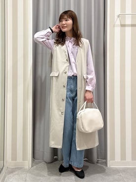 Rikaさん（レディース・162cm）の春コーディネート