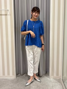 Rikaさん（レディース・162cm）の夏コーディネート