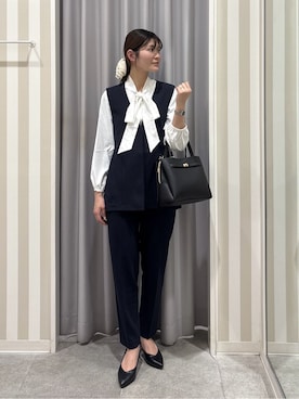 Rikaさん（レディース・162cm）の冬コーディネート
