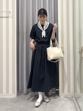 「HusHusH（ハッシュアッシュ）のアイテム」を使った、Rikaさん（レディース・162cm）の春コーディネート