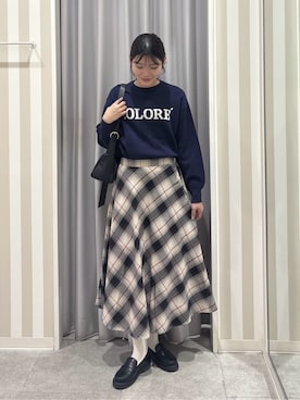 Rikaさん（レディース・162cm）の冬コーディネート