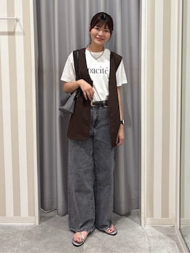 Rikaさん(レディース・162cm)の夏コーディネート