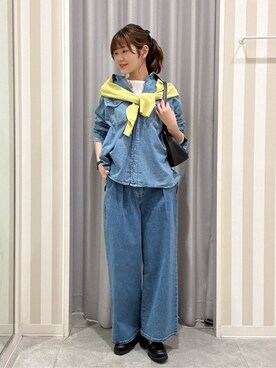 「DRESKIP（ドレスキップ）のアイテム」を使った、Rikaさん（レディース・162cm）の春コーディネート