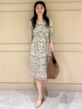 「COUP DE CHANCE（クードシャンス）のアイテム（ショルダーバッグ）」を使った、sakiさん（レディース・164cm）の秋コーディネート