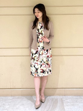 「COUP DE CHANCE（クードシャンス）のアイテム」を使った、sakiさん（レディース・164cm）の秋コーディネート