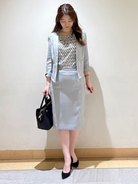 「Modify（モディファイ）のアイテム」を使った、sakiさん（レディース・164cm）の春コーディネート