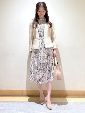 「COUP DE CHANCE（クードシャンス）のアイテム」を使った、sakiさん（レディース・164cm）の冬コーディネート