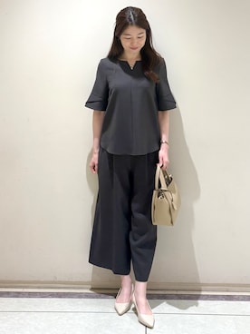 「COUP DE CHANCE（クードシャンス）のアイテム」を使った、sakiさん（レディース・164cm）の春コーディネート