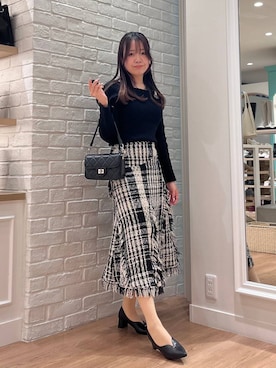 「31 Sons de mode（トランテアン　ソン　ドゥ　モード）のアイテム」を使った、ももかさん（レディース・153cm）の夏コーディネート
