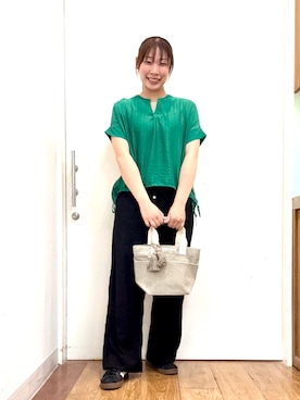 栗山 花凜さん（レディース・170cm）の夏コーディネート