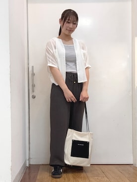 栗山 花凜さん（レディース・170cm）の夏コーディネート