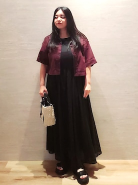 「ブルベ」｜ちぃさん（レディース・153cm）の夏コーディネート