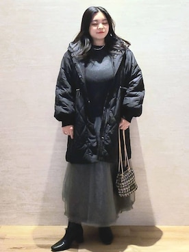 ちぃさん（レディース・153cm）の冬コーディネート